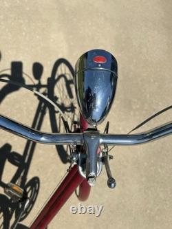 Vintage 1972 Schwinn Suburban Woman's Bicycle 27 10 Speed Red