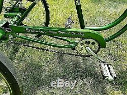 Vintage 1972 Schwinn Town and Country 3 Speed Adult Tri-Wheeler 24 Tricycle