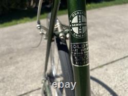Vintage 1972 Schwinn Varsity 10-Speed Green Bicycle Original Unrestored