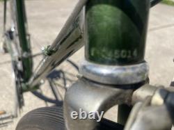 Vintage 1972 Schwinn Varsity 10-Speed Green Bicycle Original Unrestored