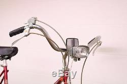 Vintage 1974 Ladies Girls Schwinn Breeze 3 Speed Tourist Bicycle Red Bike