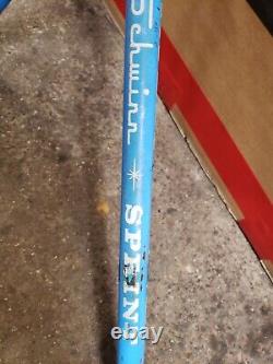 Vintage 1974 Opaque Blue Tall Frame Curved Seat Tube Sprint Frame Fork Ten Speed