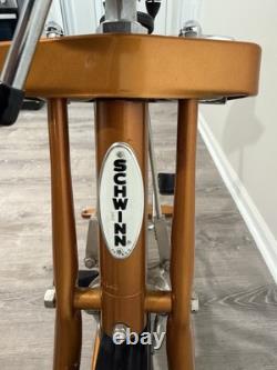 Vintage 1974 Schwinn Exerciser Exercise Bike Clean Coppertone Working Great