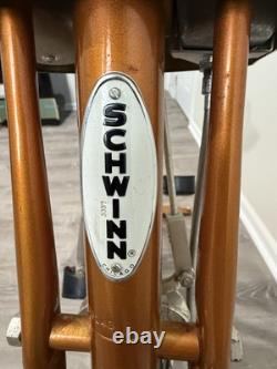 Vintage 1974 Schwinn Exerciser Exercise Bike Clean Coppertone Working Great