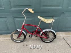Vintage 1974 Schwinn Stingray LIL Tiger Bicycle Red Original Condition