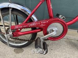 Vintage 1974 Schwinn Stingray LIL Tiger Bicycle Red Original Condition