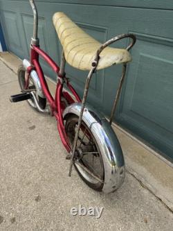 Vintage 1974 Schwinn Stingray LIL Tiger Bicycle Red Original Condition