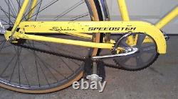 Vintage 1974 Yellow Tall Frame Schwinn 3 Speed Speedster