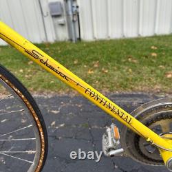 Vintage 1975 Schwinn Continental Men's Bicycle Yellow