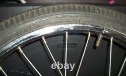 Vintage 1975 Schwinn Stingray Gripper Slik Tire S-7 Rim 3 Speed Bicycle Hub