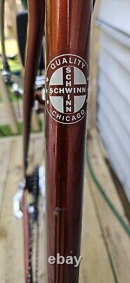 Vintage 1976 USA Chicago Made Schwinn Varsity Men's 10 Speed Excellent Condt