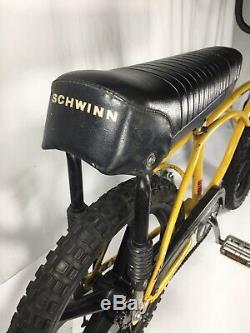 Vintage 1977 Schwinn Scrambler 36 BMX Bicycle Skyway Mag Tornado MX Stingray USA