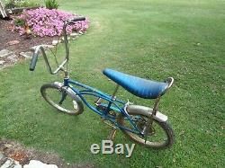 Vintage 1977 Schwinn Sting Ray 5spd Boys Muscle Complete Found In Old House Good