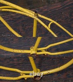 Vintage 1978 Schwinn Heavy Duty Bike FRAME FORK 26FatTire Wheel Cruiser Bicycle