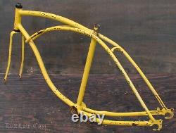 Vintage 1978 Schwinn Heavy Duty Bike FRAME FORK 26FatTire Wheel Cruiser Bicycle