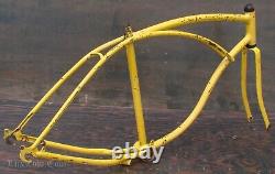 Vintage 1978 Schwinn Heavy Duty Bike FRAME FORK 26FatTire Wheel Cruiser Bicycle