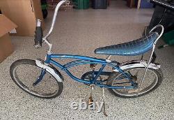 Vintage 1978 Schwinn Stingray Bicycle Blue All Original Parts