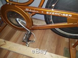 Vintage 1978 XR-6 Schwinn Exerciser Vintage Copper Look Stationary Bike