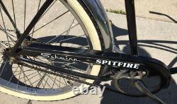 Vintage 1979 SCHWINN SPITFIRE Bicycle Bike Black +Owner's Manual- ASSEMBLY REQ'D