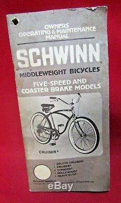 Vintage 1979 Schwinn Spitfire 5 Heavyweight 5-Speed Bike Drum Brak Original Rare