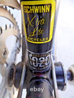 Vintage 1979 Schwinn Super Le Tour II Sable Black Road Bike Bicycle 12 Speed 2