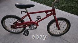 Vintage 1980 Schwinn Mini Scrambler Bmx 16 Bicycle Murray Huffy Sears Hutch