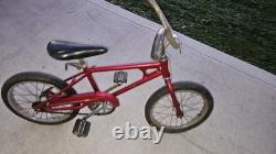 Vintage 1980 Schwinn Mini Scrambler Bmx 16 Bicycle Murray Huffy Sears Hutch