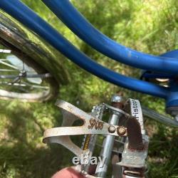 Vintage 1980 Schwinn Town and Country Tricycle Bike Blue Tri Wheel BR560486 AT2