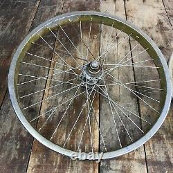 Vintage 1980's BMX Schwinn Thrasher 36 Spoke Rims Yellow / Gold CMC 20 x 2.125