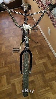 Vintage 1980's Scwinn Scrambler/ Thrasher BMX Bike Black/Yellow