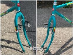 Vintage 1980s Schwinn Impact Mountain Bike Frame Teal Paint CrMo Steel 18