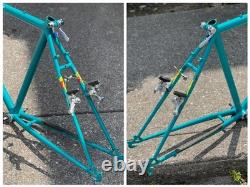Vintage 1980s Schwinn Impact Mountain Bike Frame Teal Paint CrMo Steel 18