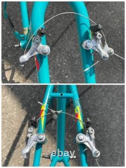 Vintage 1980s Schwinn Impact Mountain Bike Frame Teal Paint CrMo Steel 18