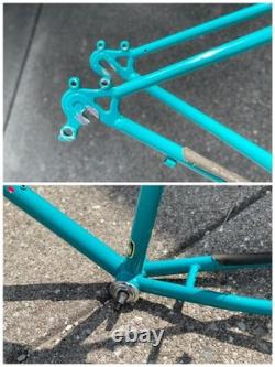 Vintage 1980s Schwinn Impact Mountain Bike Frame Teal Paint CrMo Steel 18