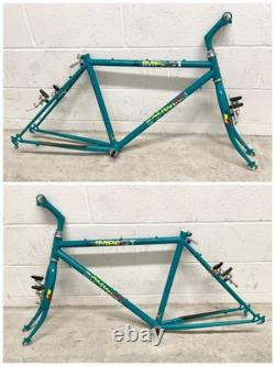 Vintage 1980s Schwinn Impact Mountain Bike Frame Teal Paint CrMo Steel 18