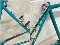Vintage 1980s Schwinn Impact Mountain Bike Frame Teal Paint CrMo Steel 18