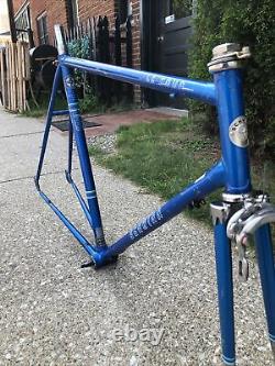 Vintage 1981 58cm Schwinn Le Tour Road Bicycle Frame & Fork Headset 1020 Steel