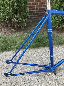 Vintage 1981 58cm Schwinn Le Tour Road Bicycle Frame & Fork Headset 1020 Steel