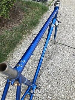 Vintage 1981 58cm Schwinn Le Tour Road Bicycle Frame & Fork Headset 1020 Steel