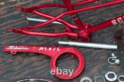 Vintage 1981 Schwinn Pixie Stingray Bike FRAME FORK Crank+Parts Lowrider Bicycle