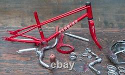 Vintage 1981 Schwinn Pixie Stingray Bike FRAME FORK Crank+Parts Lowrider Bicycle