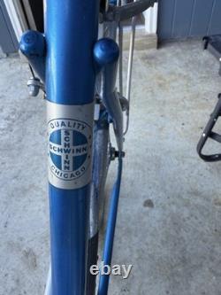 Vintage 1982 Schwinn 26 Collegiate 3-speed Coaster Bicycle Girl's Blue Complete