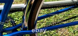 Vintage 1982 Schwinn 26 Collegiate 3-speed Coaster Bicycle Girl's Blue Complete