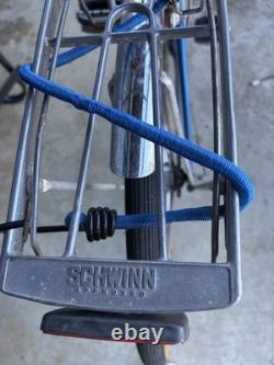 Vintage 1982 Schwinn 26 Collegiate 3-speed Coaster Bicycle Girl's Blue Complete