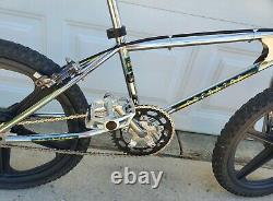 Vintage 1983/84 Schwinn Predator 20 Old School BMX Bike Black Chrome