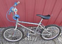 Vintage 1983 Schwinn Predator P2000 Old School BMX Bike Chrome Moly 20
