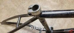 Vintage 1985' Schwinn Predator BMX 1/4 Flash Smoke Chrome Frameset 20 Haro GT