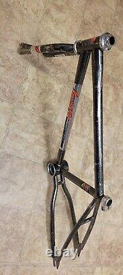 Vintage 1985' Schwinn Predator BMX 1/4 Flash Smoke Chrome Frameset 20 Haro GT