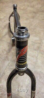 Vintage 1985' Schwinn Predator BMX 1/4 Flash Smoke Chrome Frameset 20 Haro GT