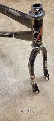 Vintage 1985' Schwinn Predator BMX 1/4 Flash Smoke Chrome Frameset 20 Haro GT